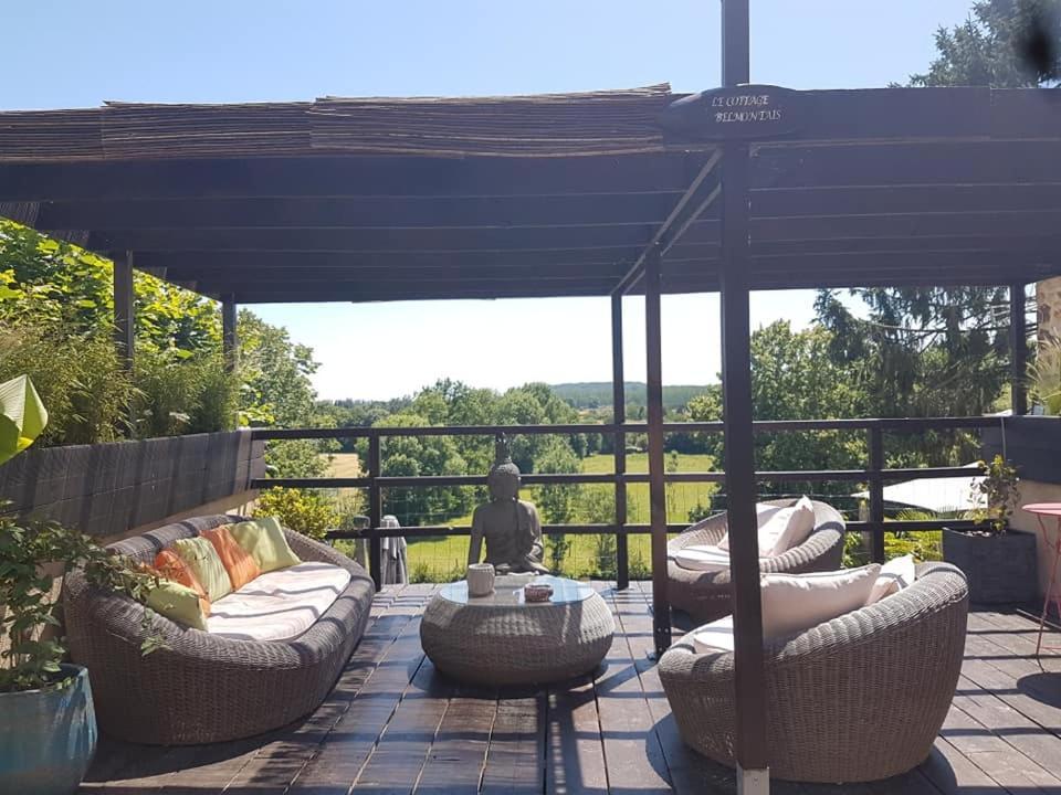 Le Cottage Belmontais, Maison Individuelle, Vue Panoramique Sur La Riviere Beaumont-sur-Sarthe Bagian luar foto