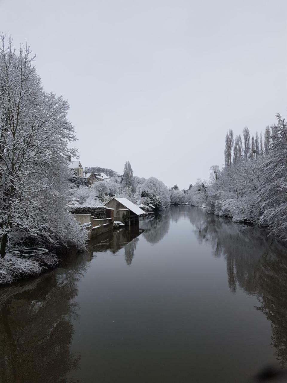 Le Cottage Belmontais, Maison Individuelle, Vue Panoramique Sur La Riviere Beaumont-sur-Sarthe Bagian luar foto